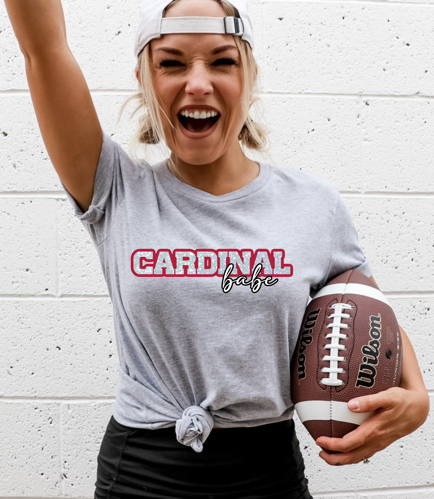 Cardinal babe GLITTER - DTF Print