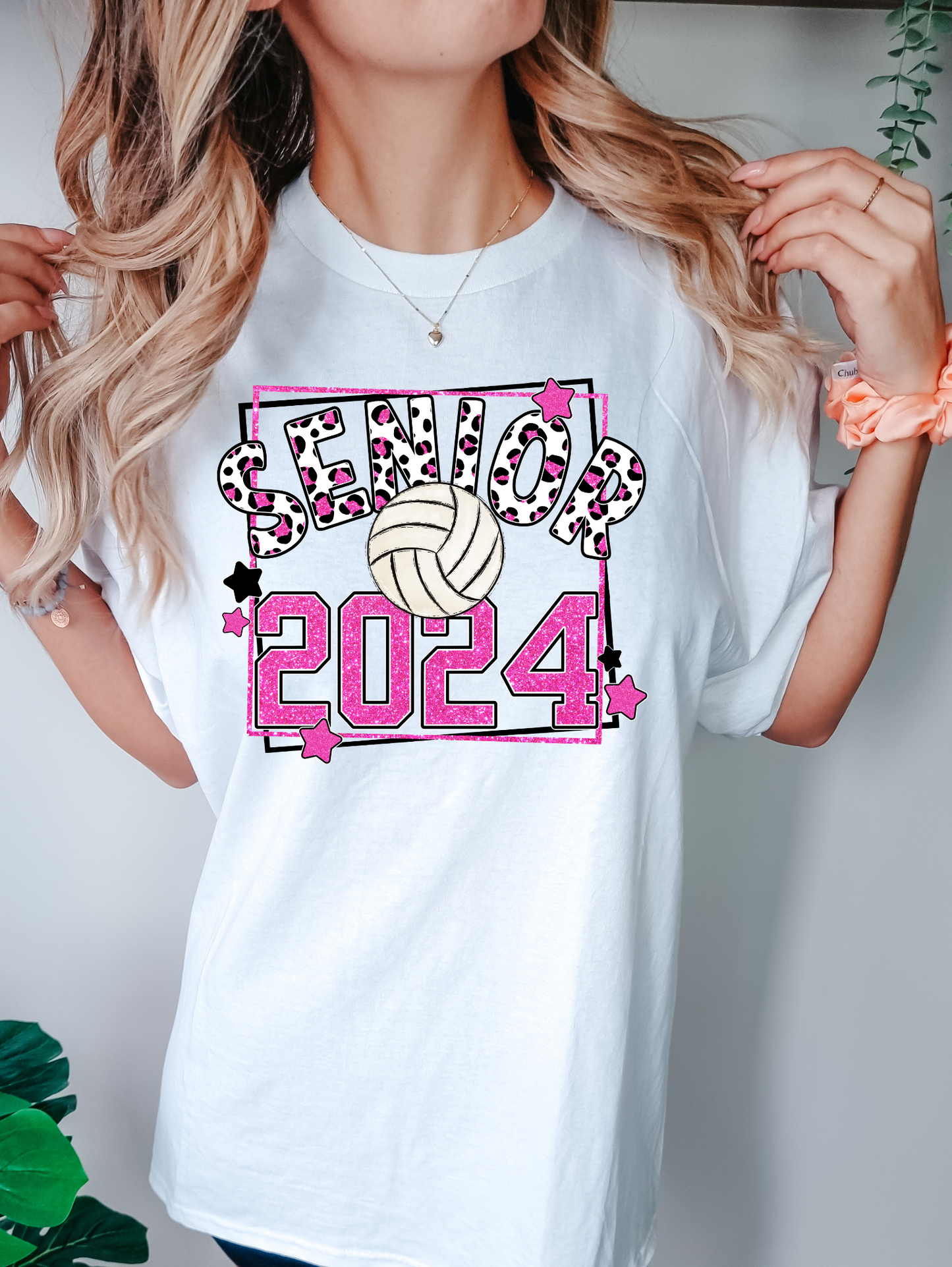 Senior 2024 - pink with volleyball