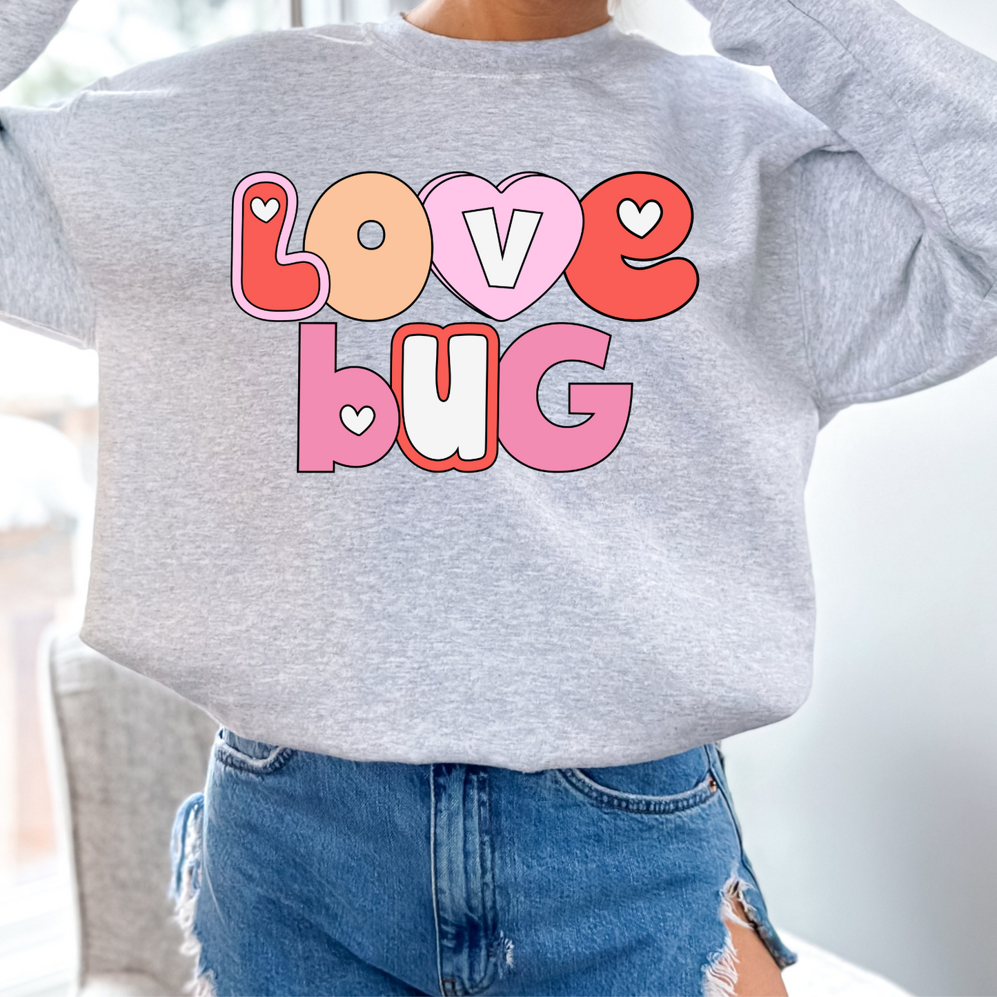 Love Bug Heart Letters- DTF Transfer
