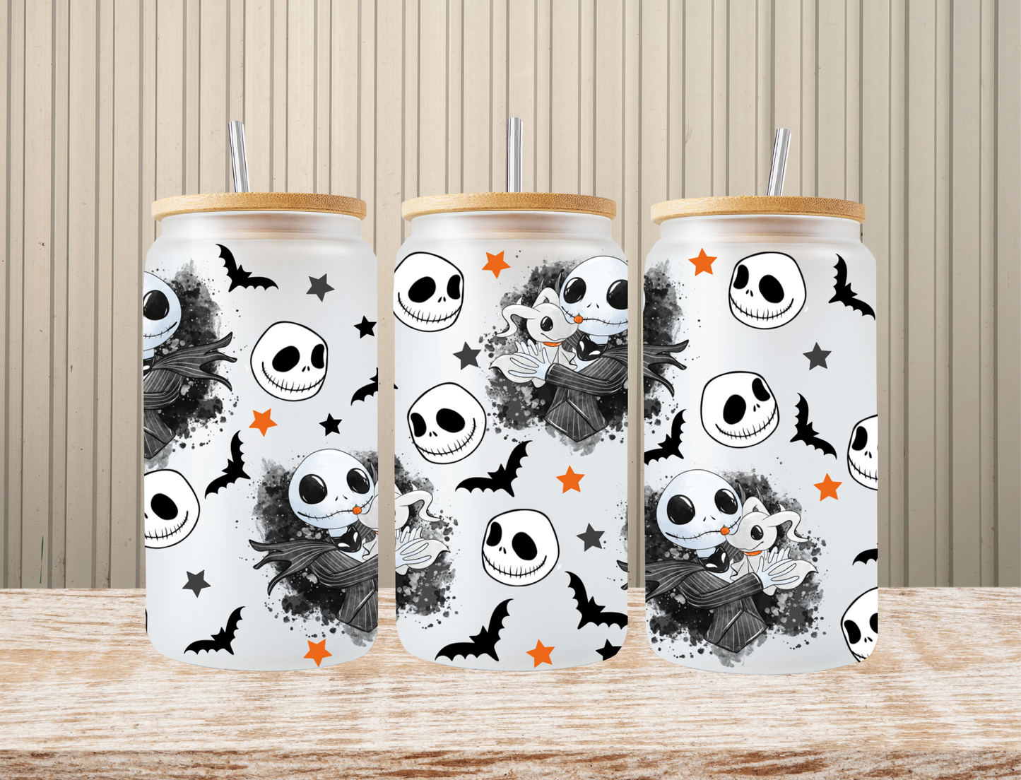 Jack Skellington and zero - UV Libby Wrap