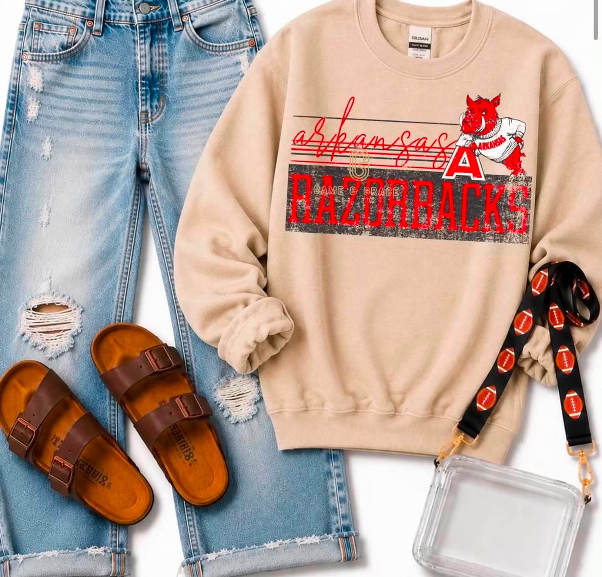 Retro Vibes Arkansas Razorbacks