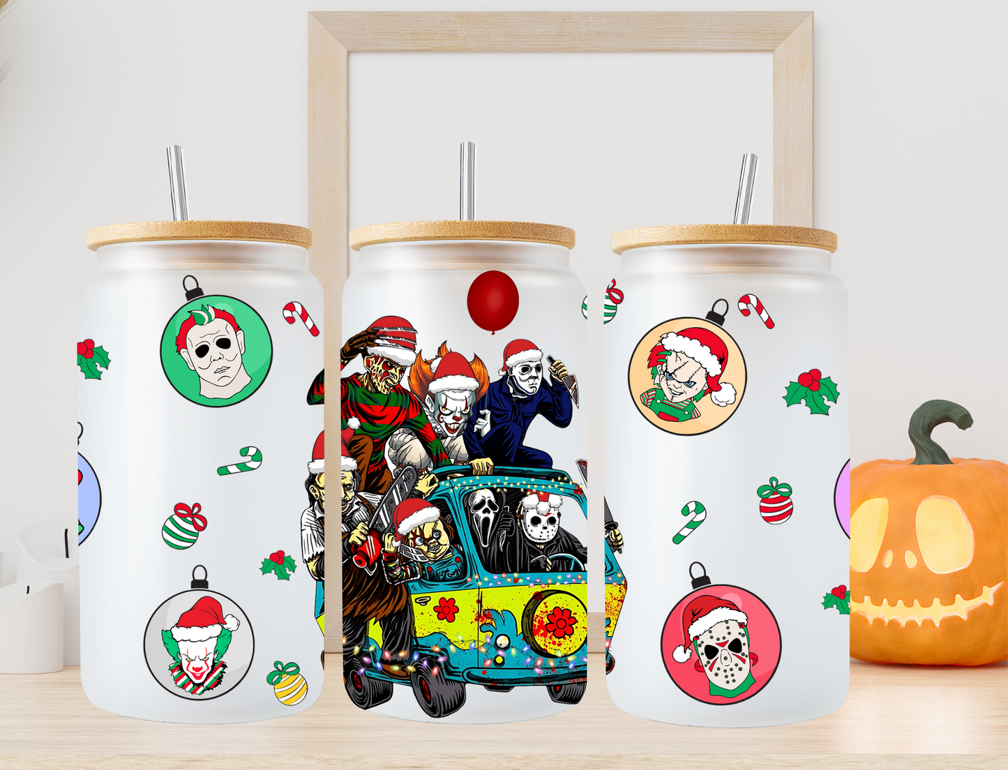 Creepy Christmas Mystery Machine - UV Libby Wrap