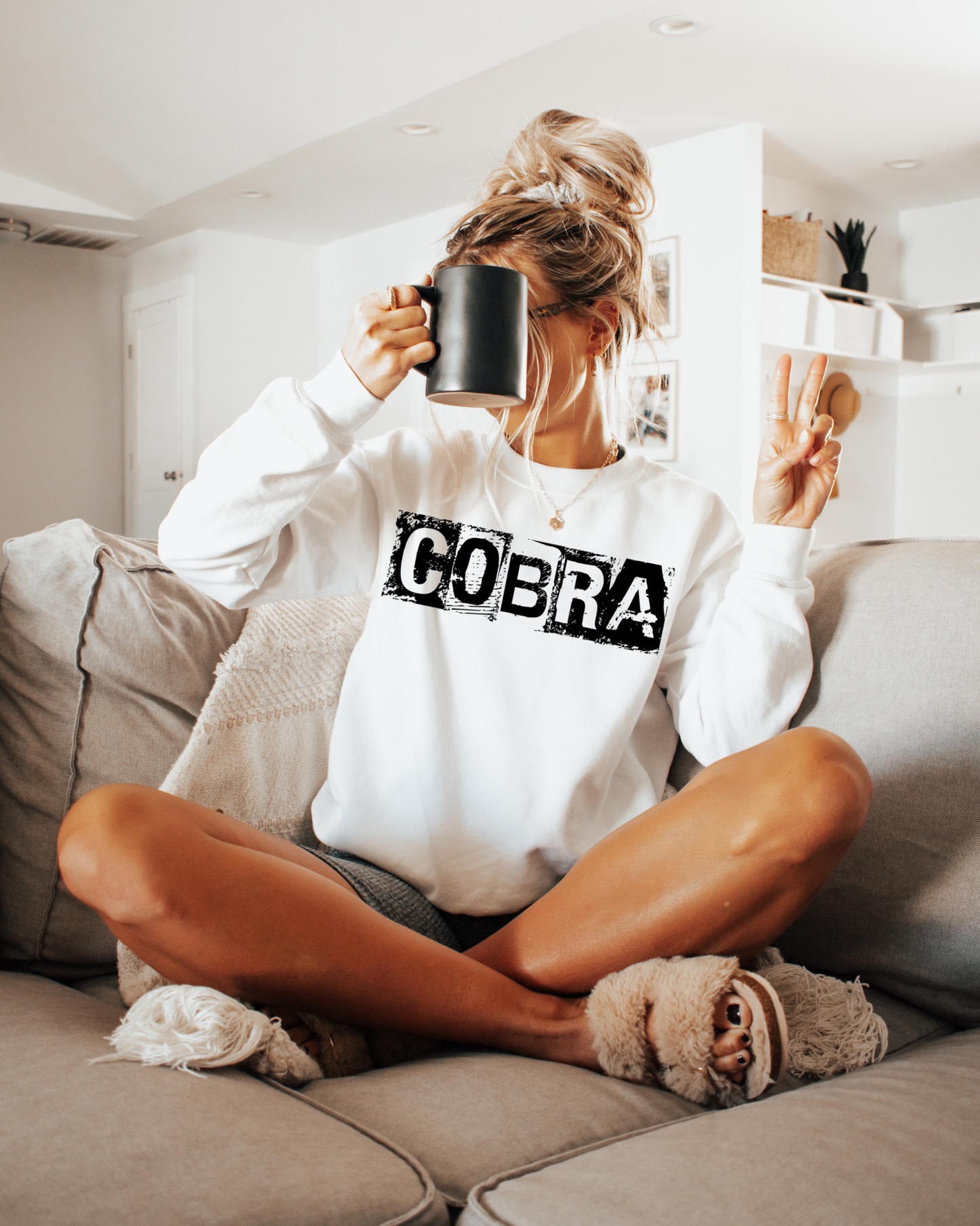 Cobra Black And White Spray Paint Letters