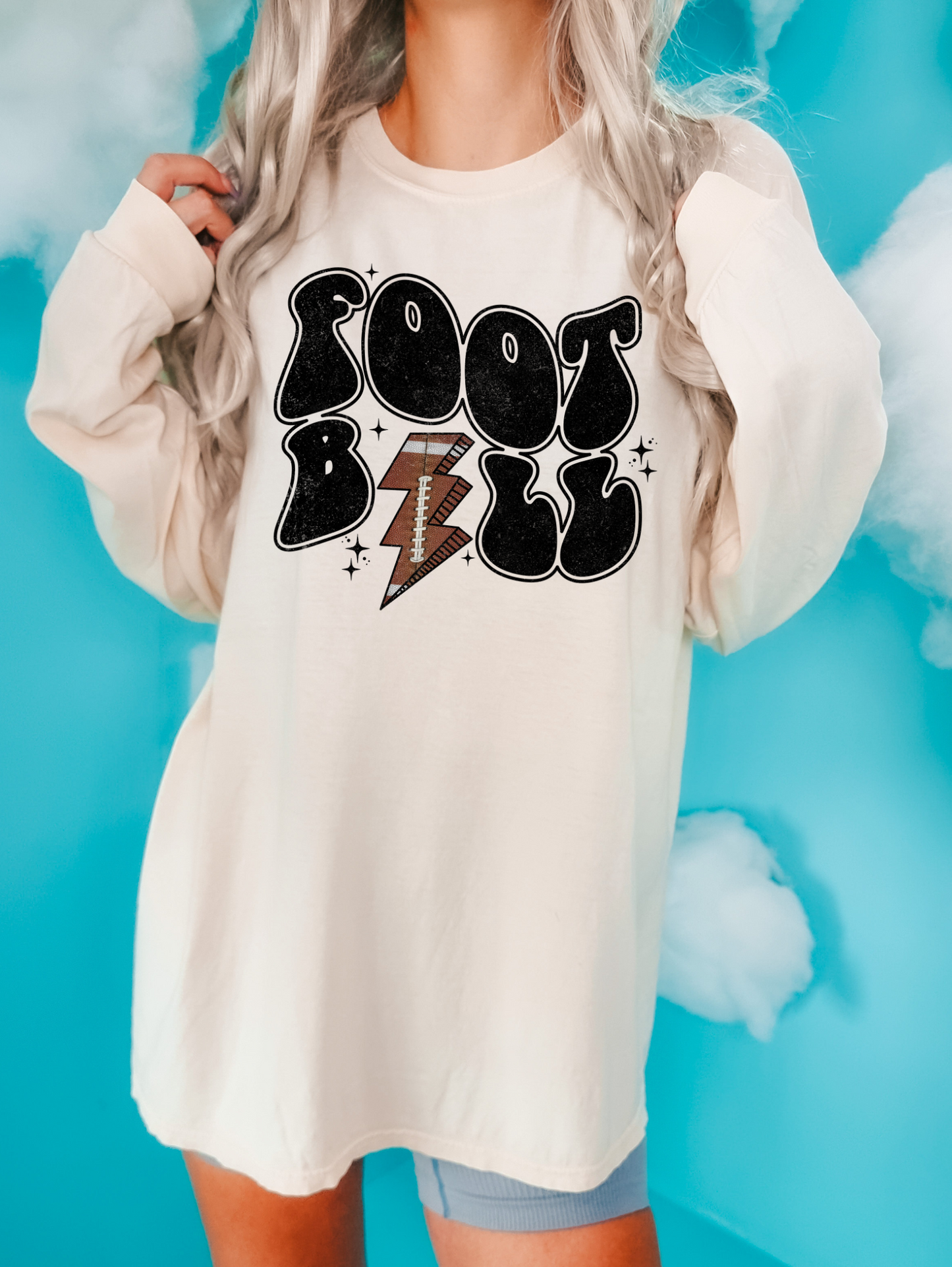 Football-black sparkle