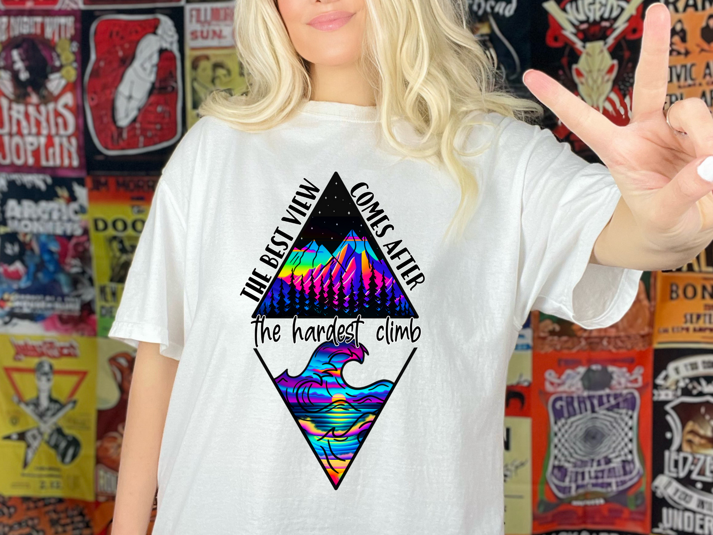 The best view comes after the hardest climb