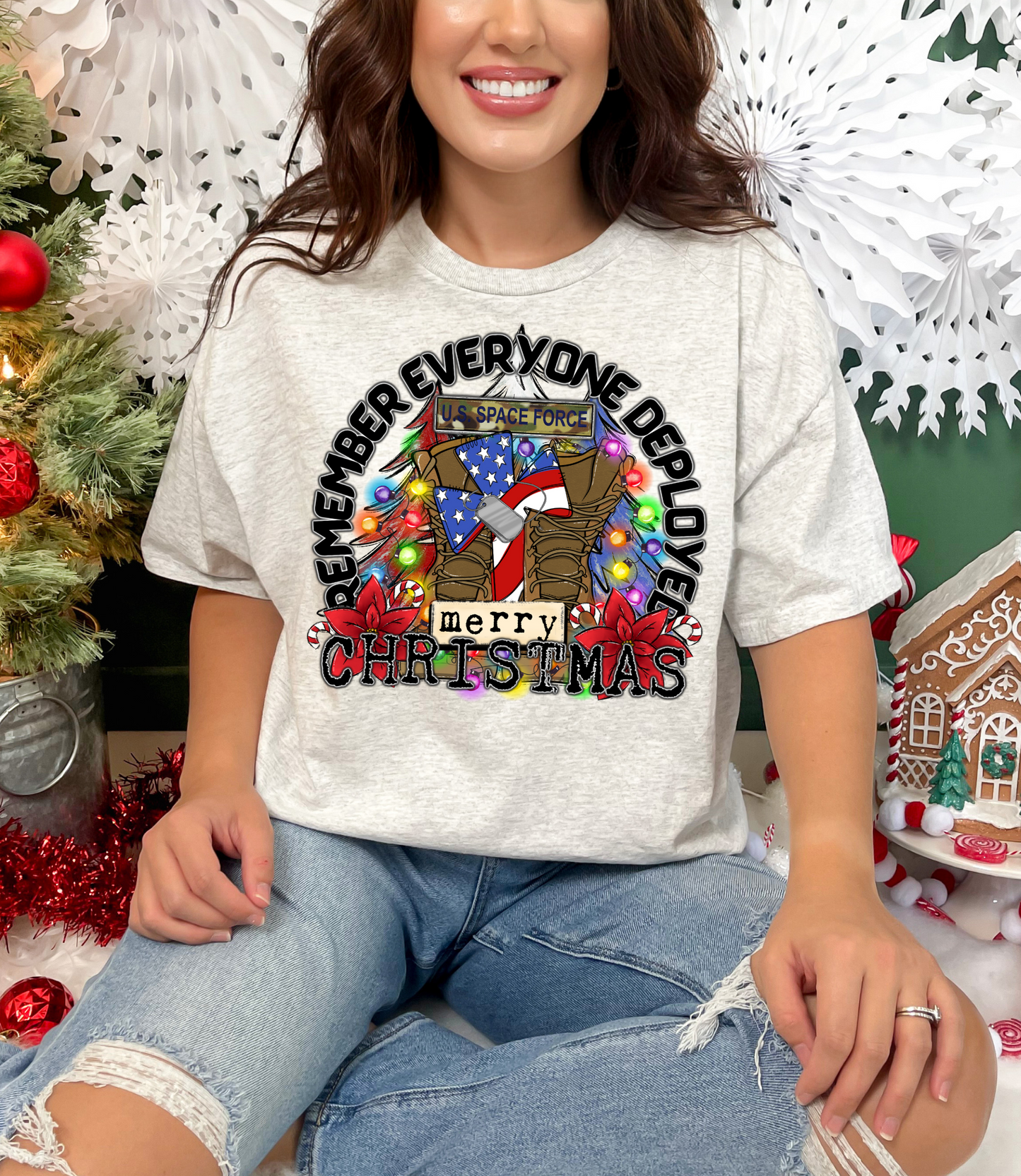 Remember Everyone Deployed Merry Christmas (U.S Space Force)