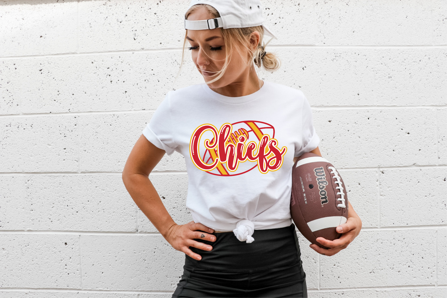 Red Gold Chiefs Football - DTF Transfer