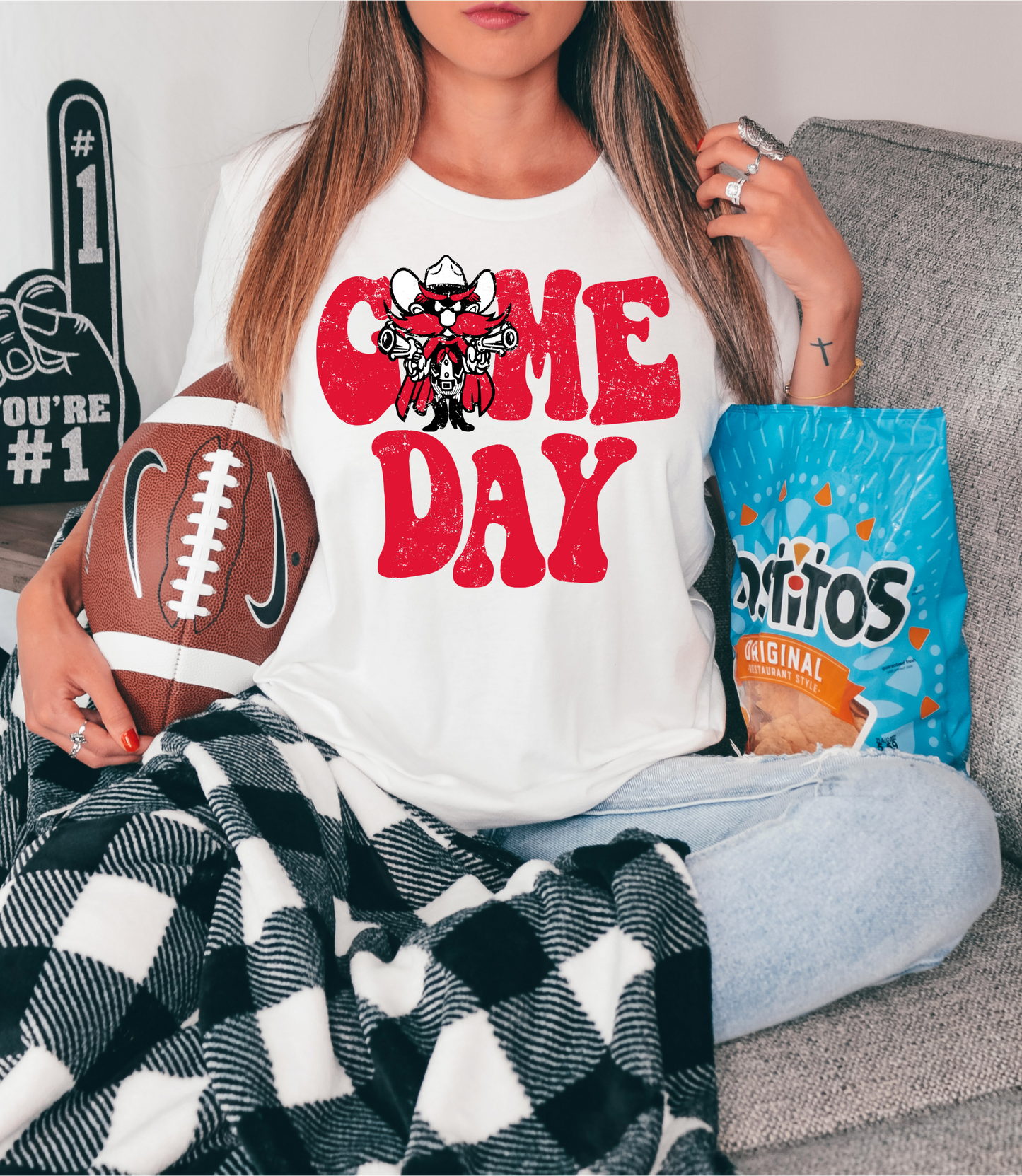 Game day- Texas Tech, red