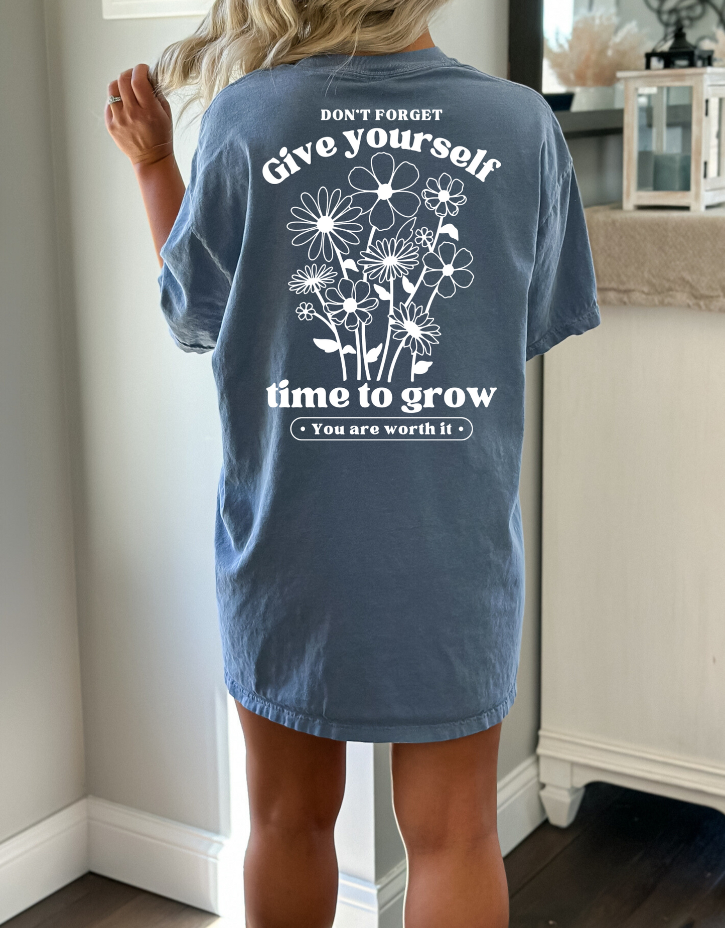 Don't forget give yourself time to grow-white back