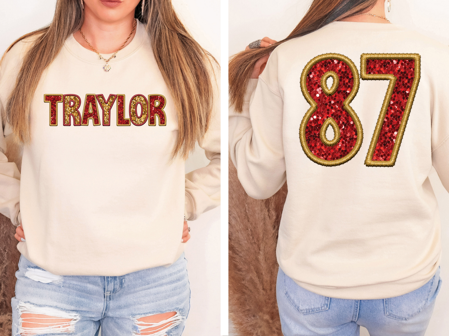 87 only - faux sequin