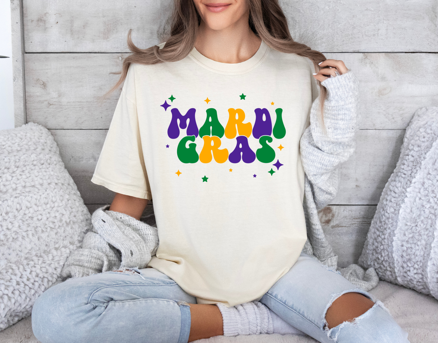 Mardi Gras-Bubble Font