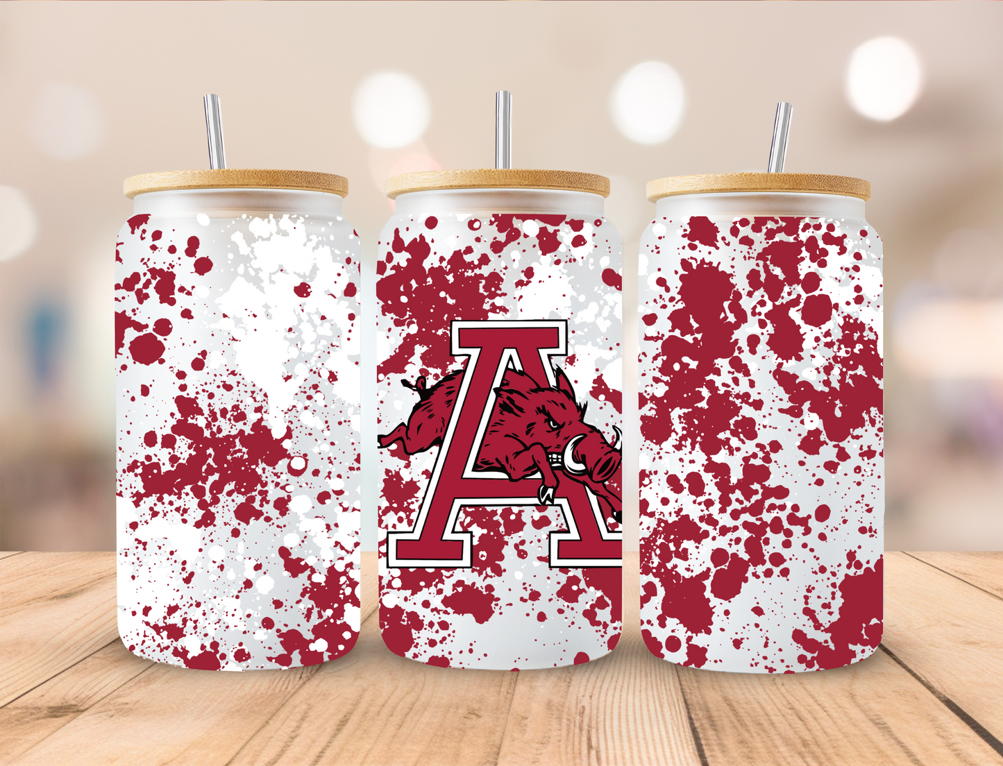 Arkansas A Hog Splatter - UV Libby Wrap