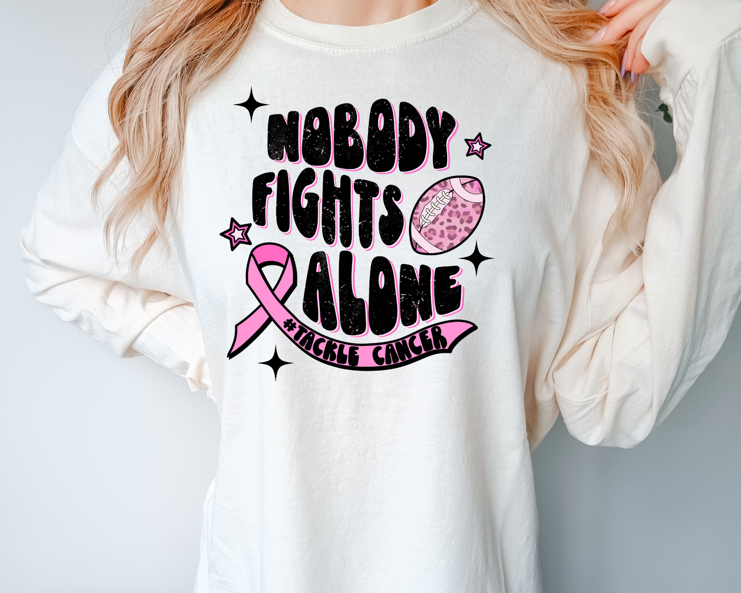 Nobody fights alone, #tackle cancer