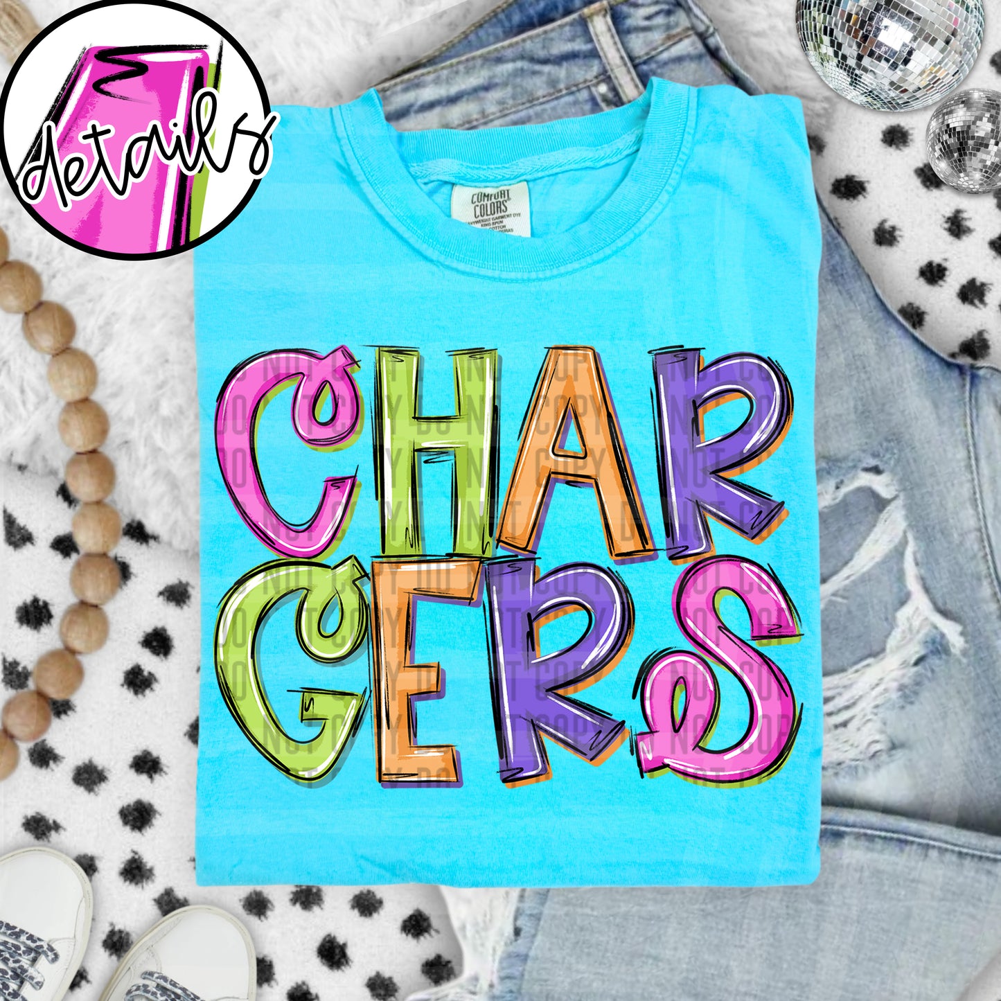 DOODLE COLORFUL CHARGERS