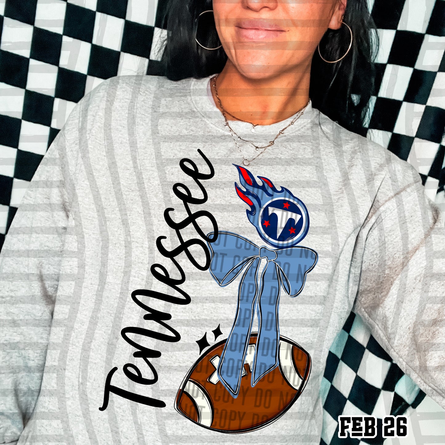 TENNESSEE TITANS FOOTBALL BOW