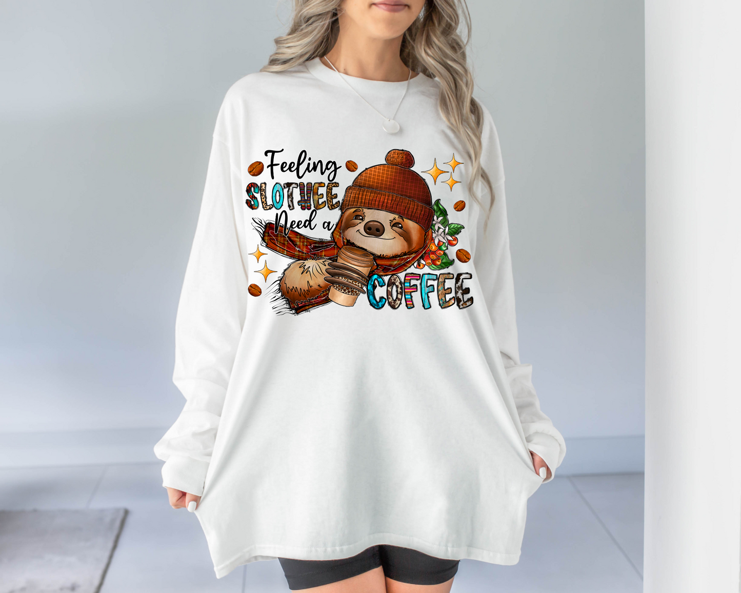 Feeling slothee need a coffee