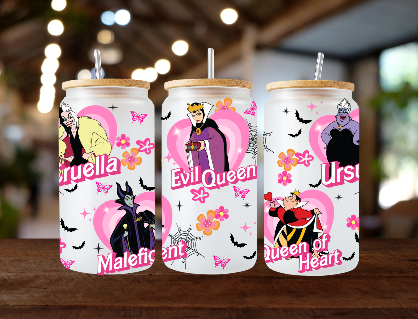 Disney evil queens in hearts - UV Libby Wrap