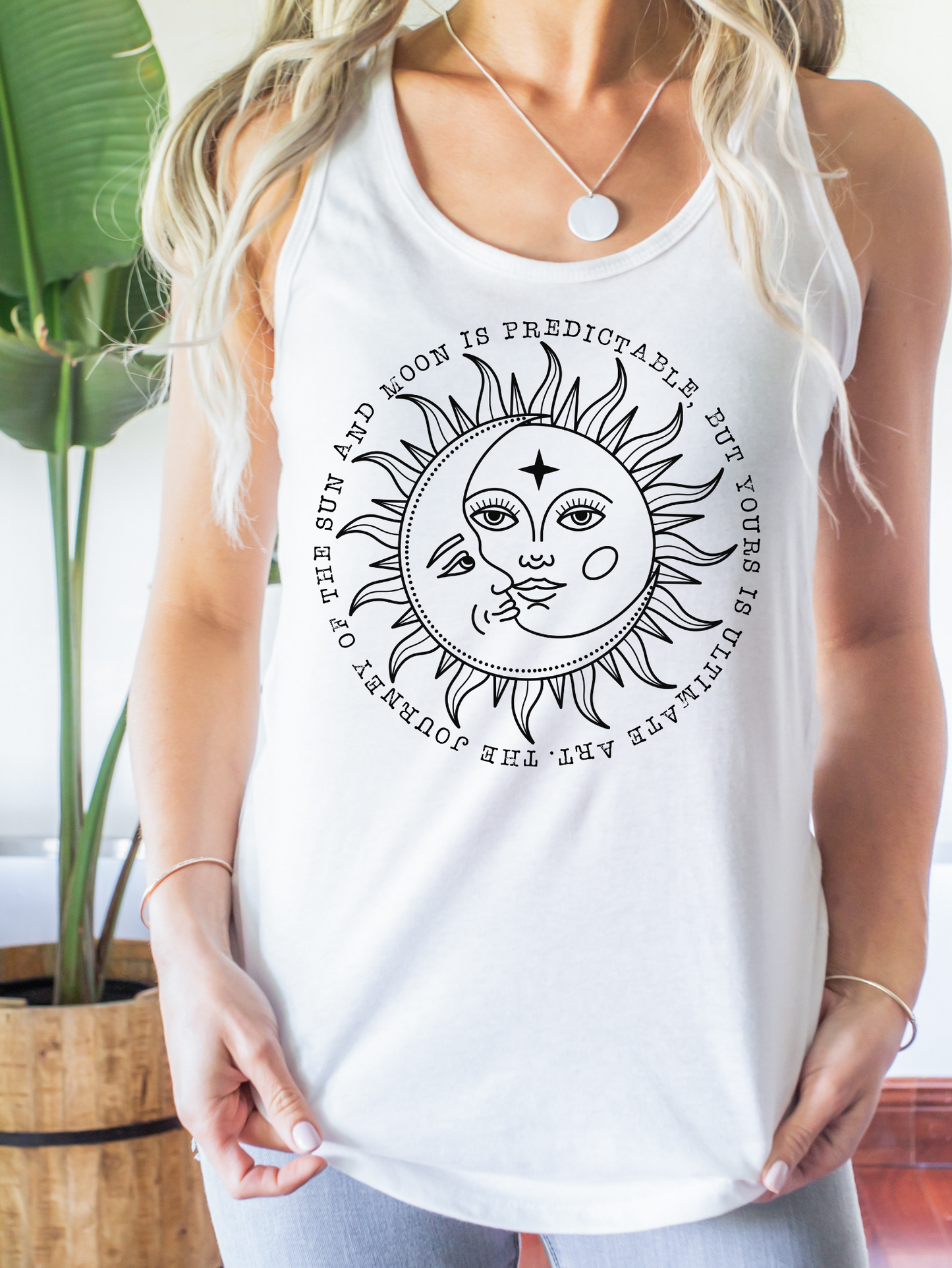 The journey of the sun and moon is predictable-white & black
