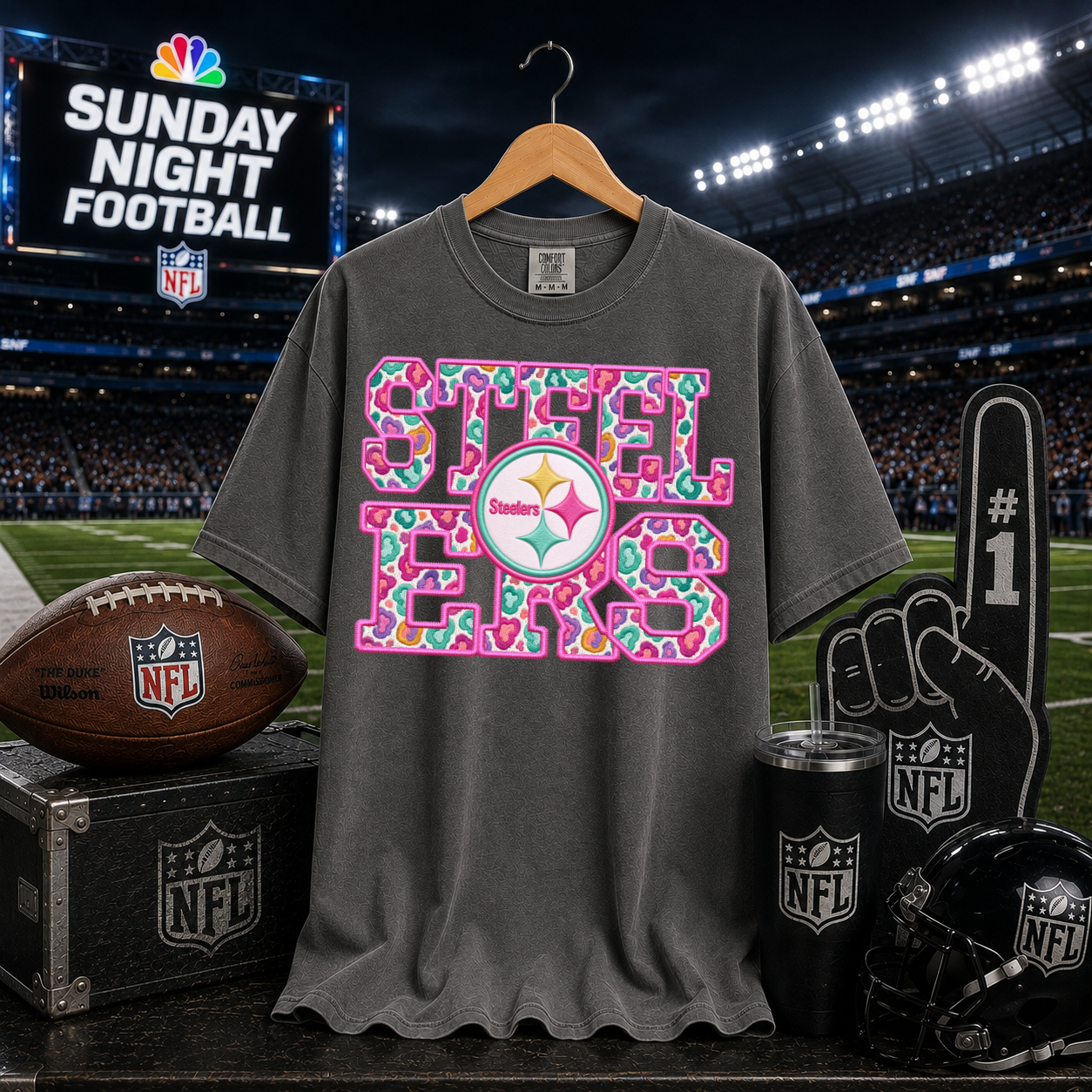 Multi Leopard Steelers