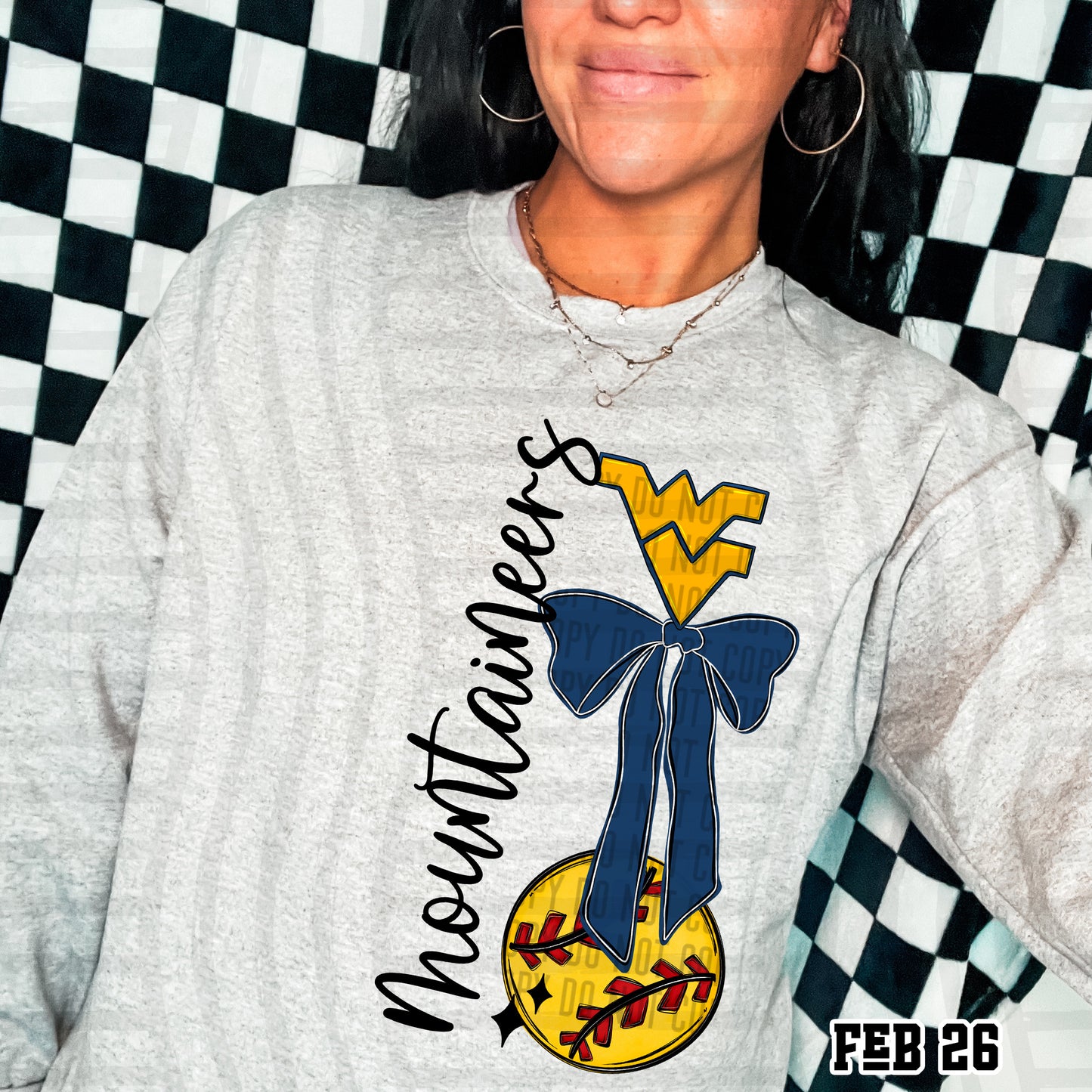 MOUNTAINEERS SOFTBALL BOW