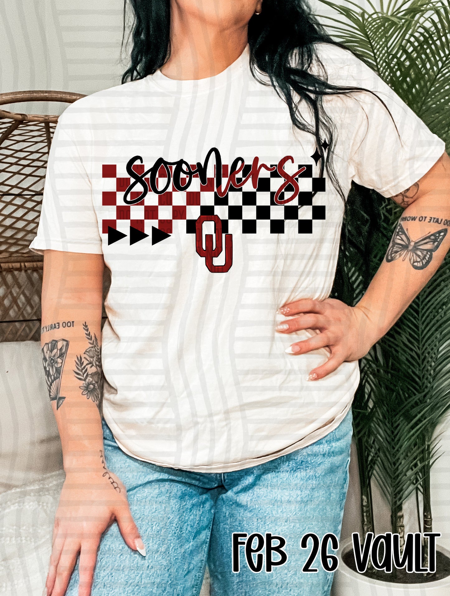 CHECKERED OU SOONERS