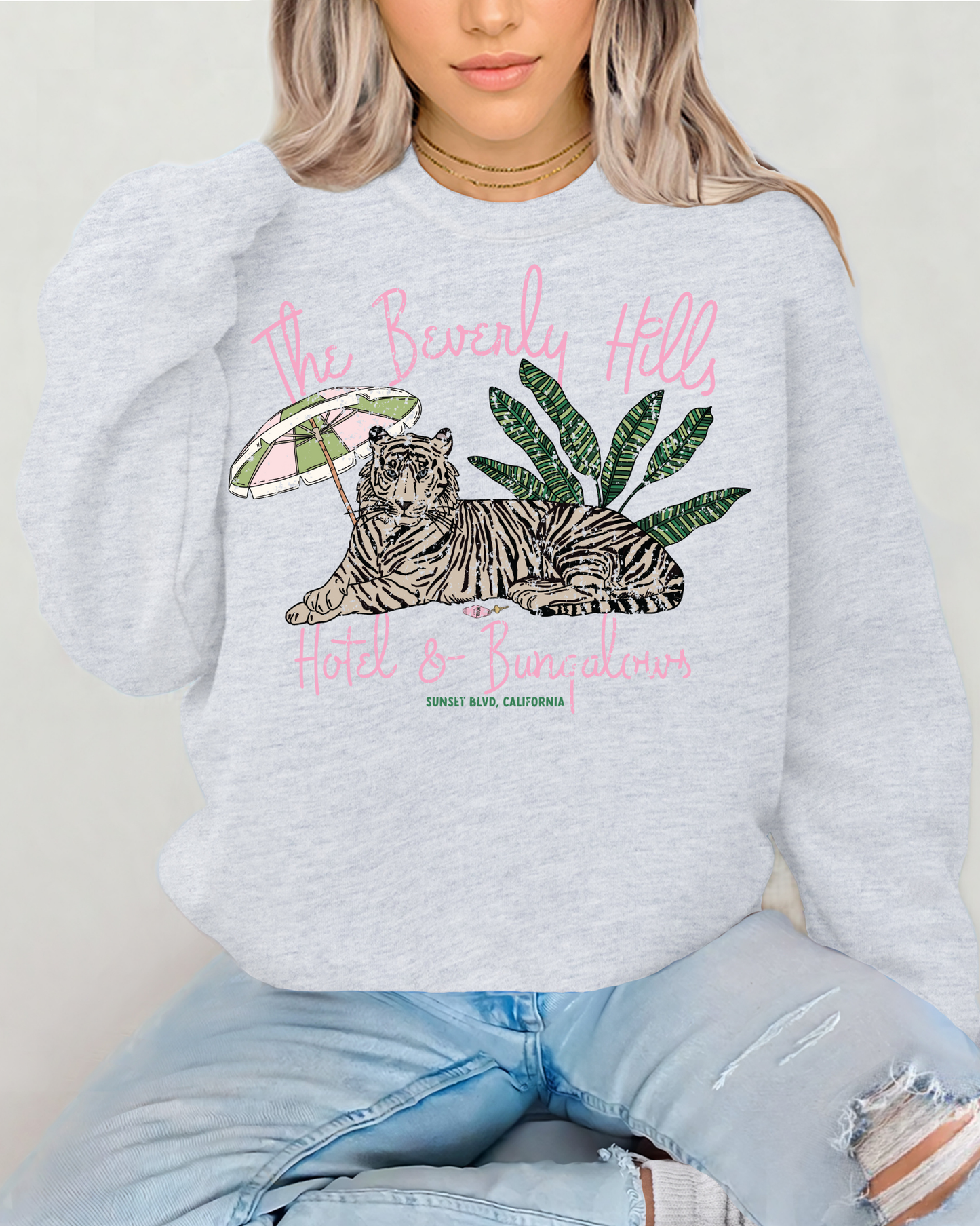 The Beverly Hills California Pink With Tiger