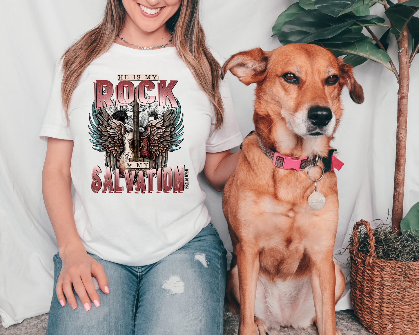 He is my rock and my salvation