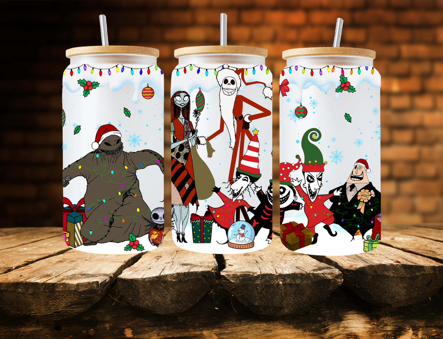 Nighmare Before Christmas Characters - UV Libby Wrap