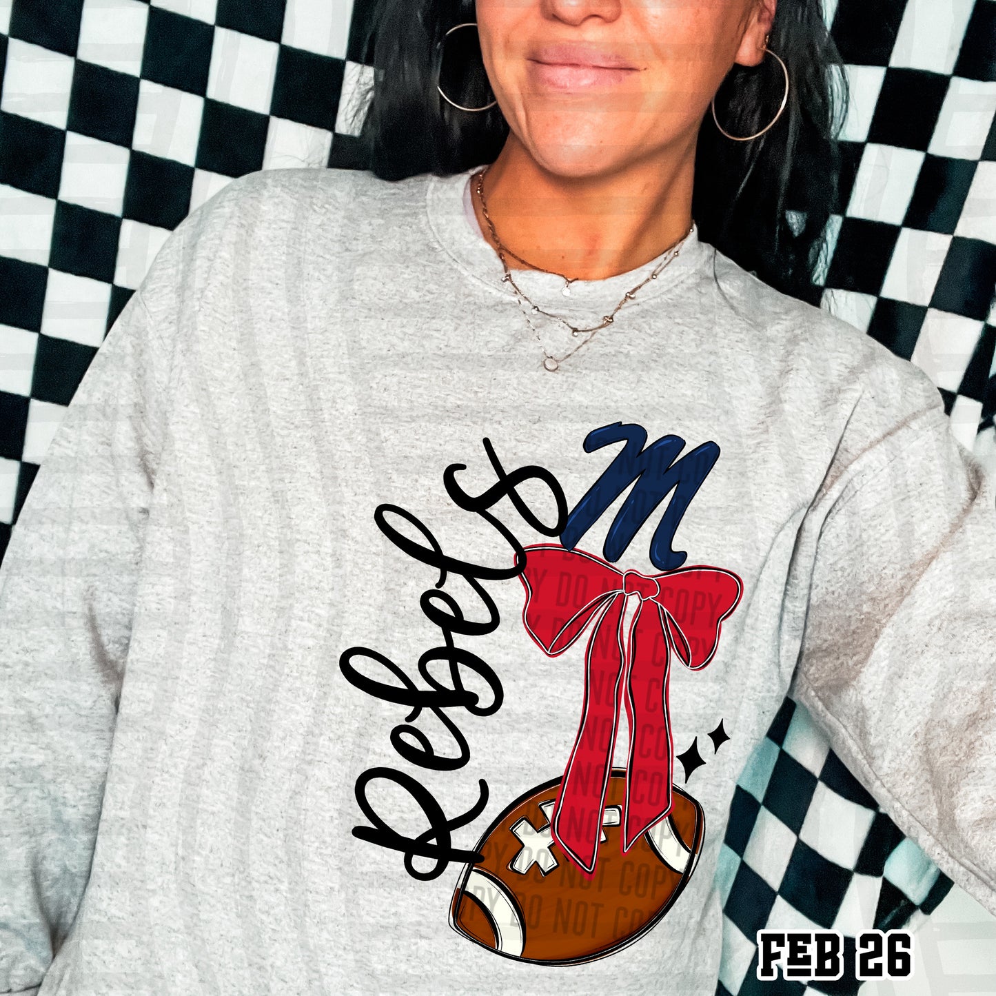 REBELS FOOTBALL BOW