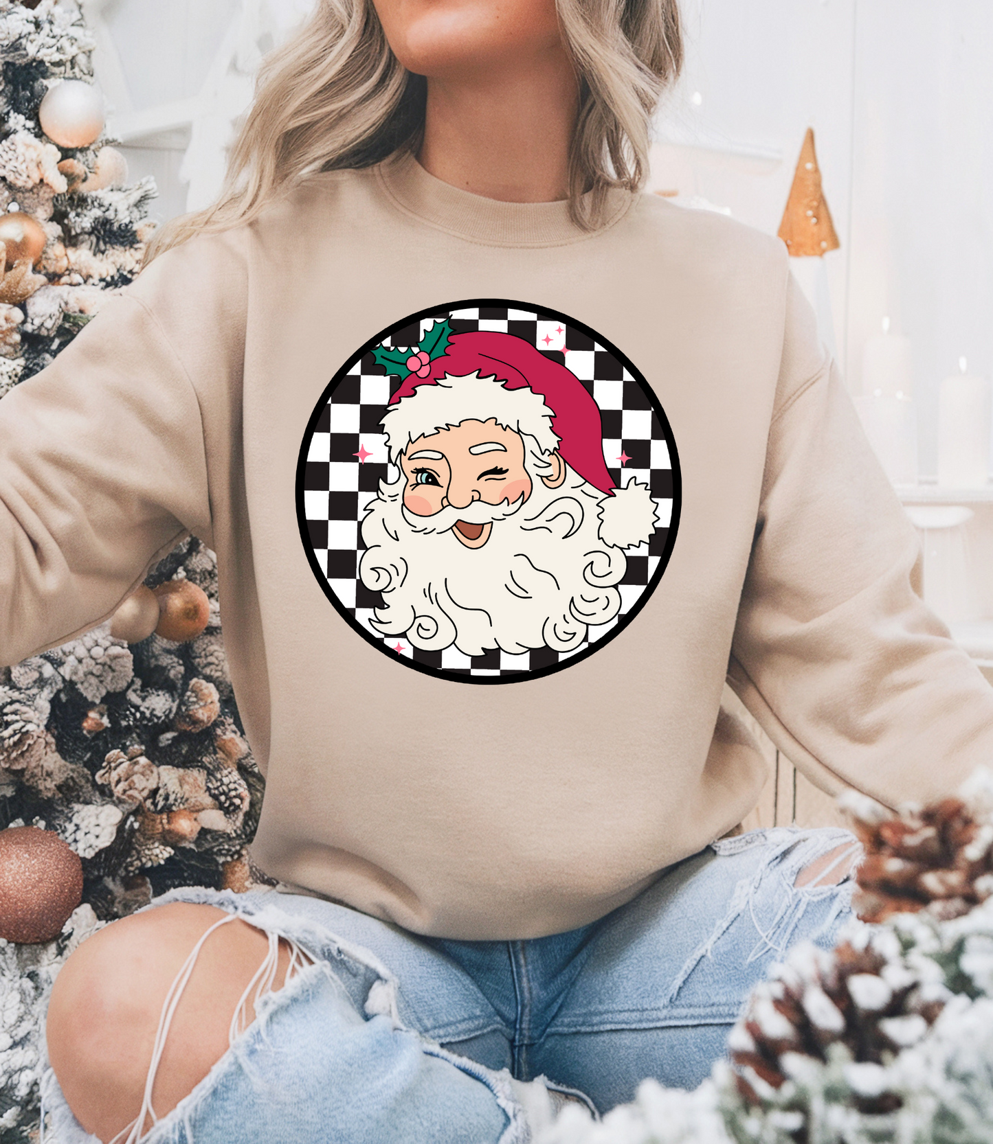 Santa Winking