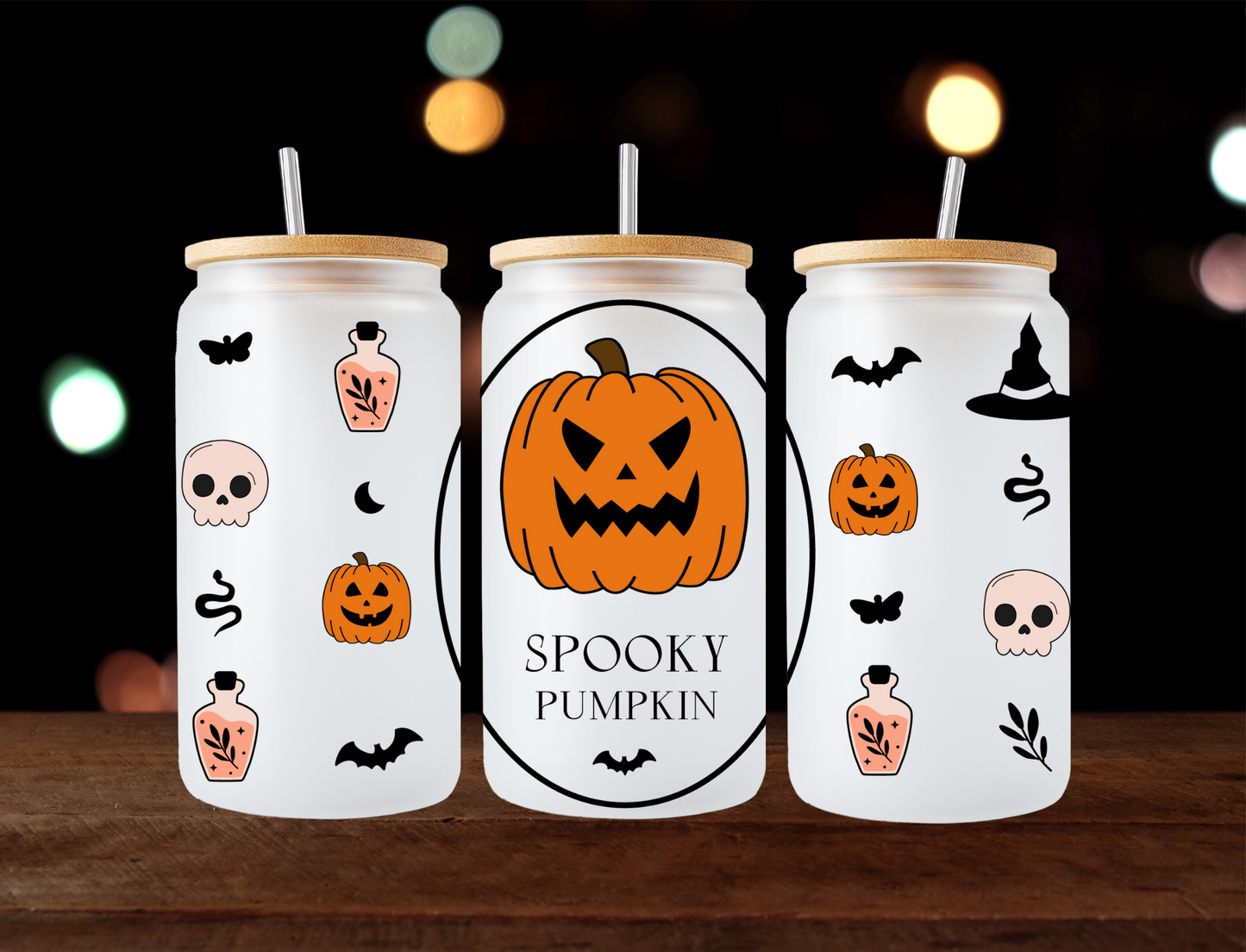 Spooky pumpkin - UV Libby Wrap