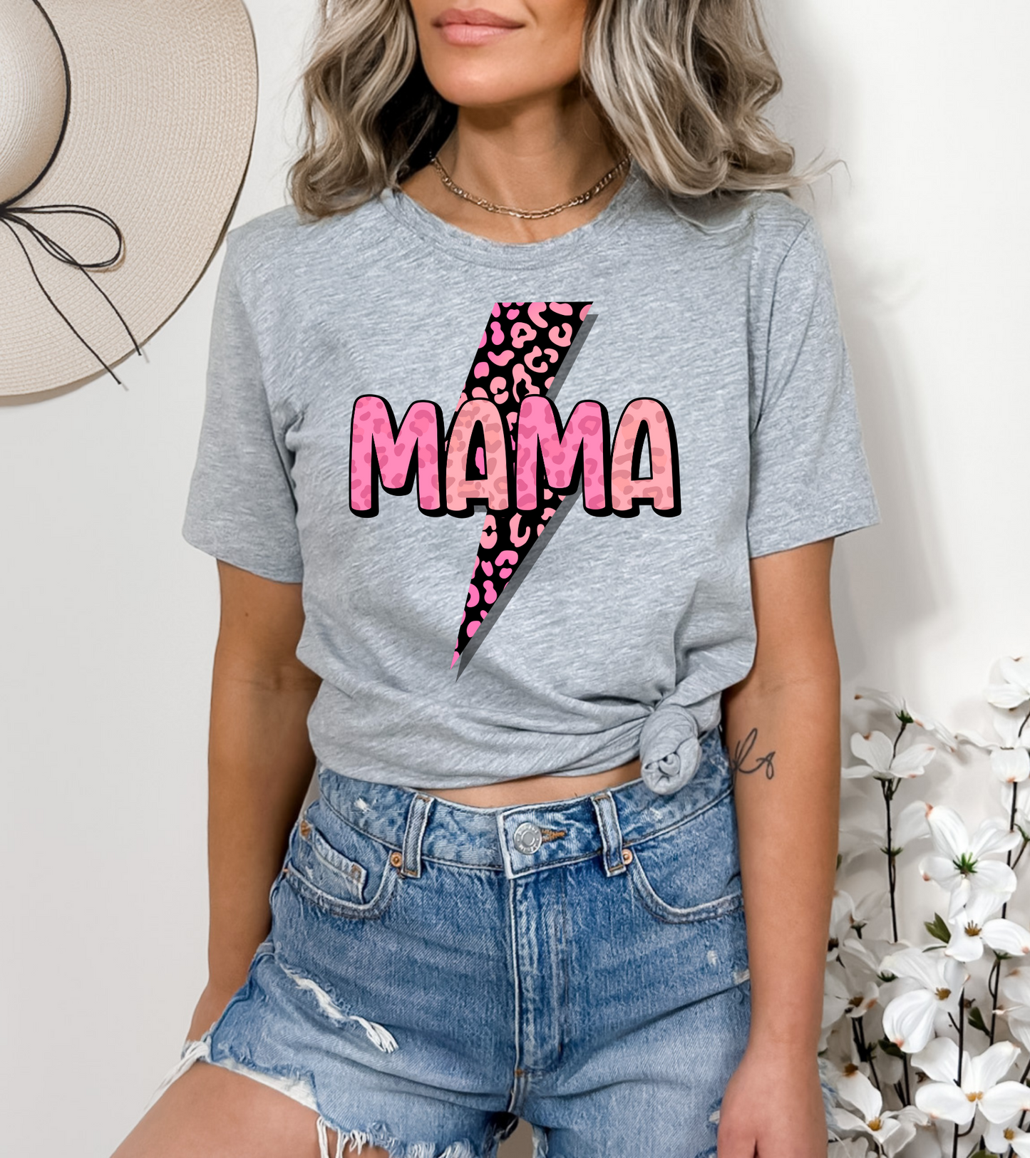 Mama-pink cheetah print