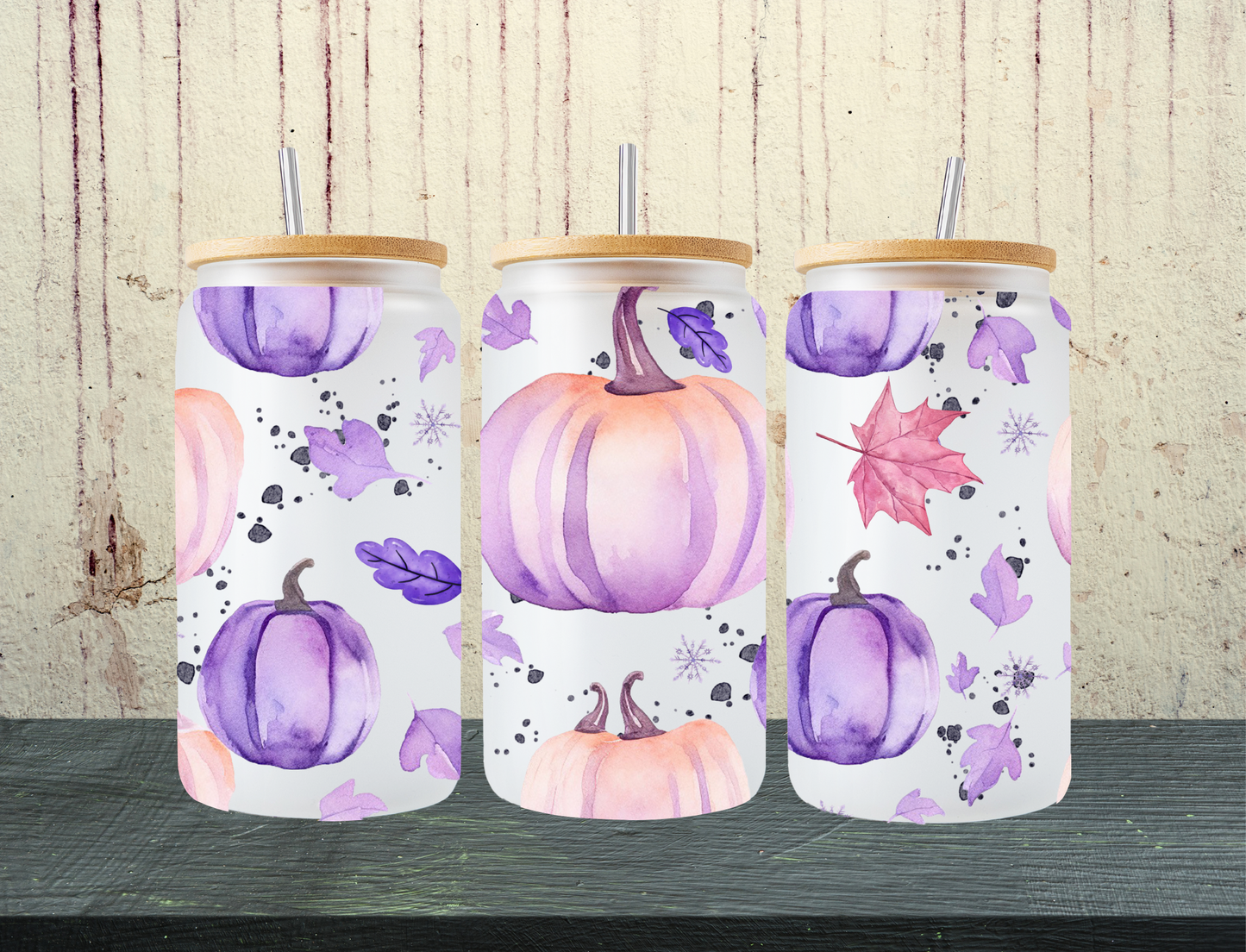 Purple pumpkin's - UV Libby Wrap