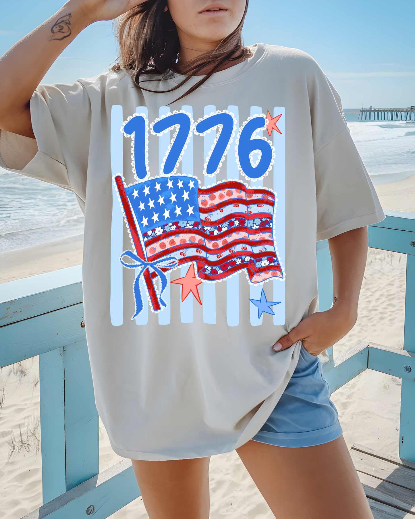 1776 Flag Stripes