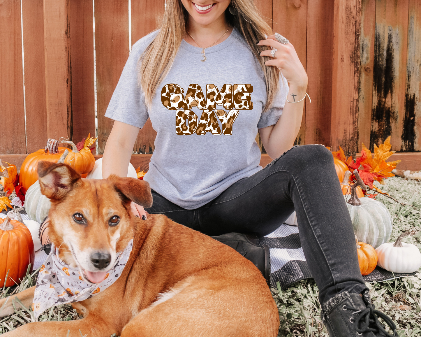 Game day - cheetah print