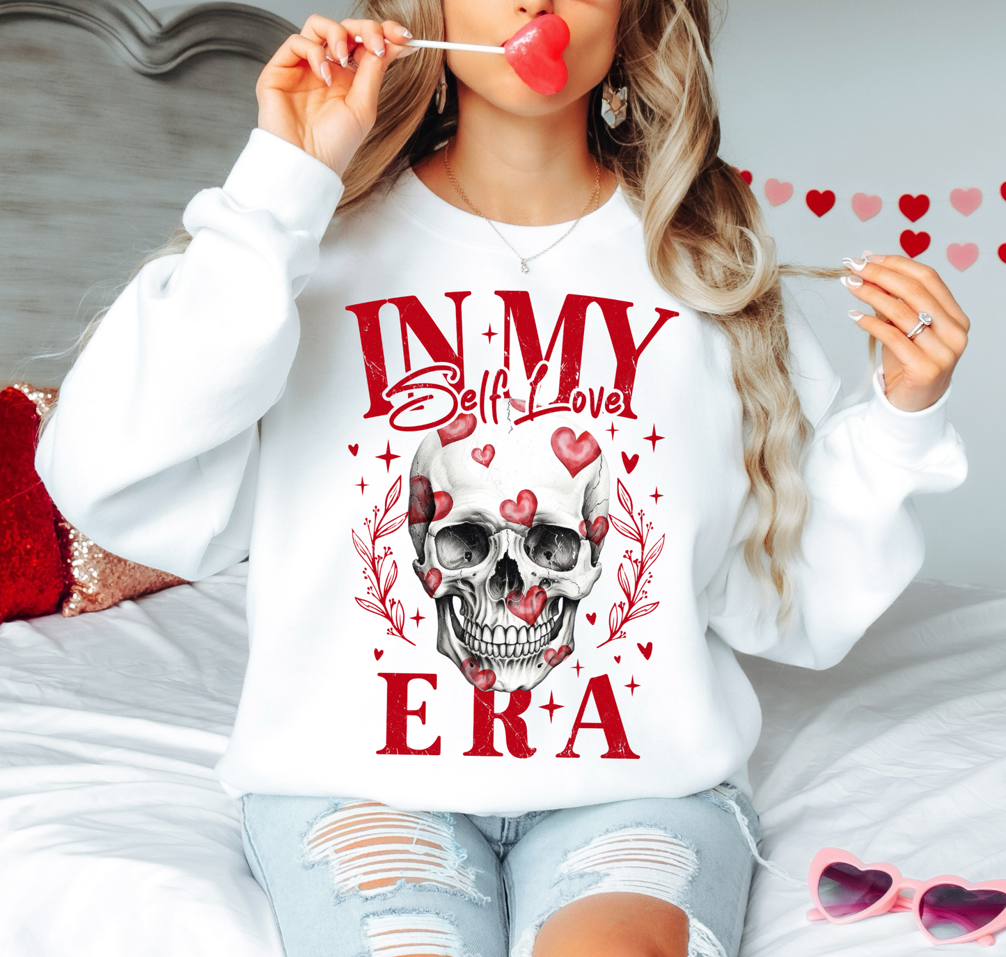 In My Self Love Era Skull Red