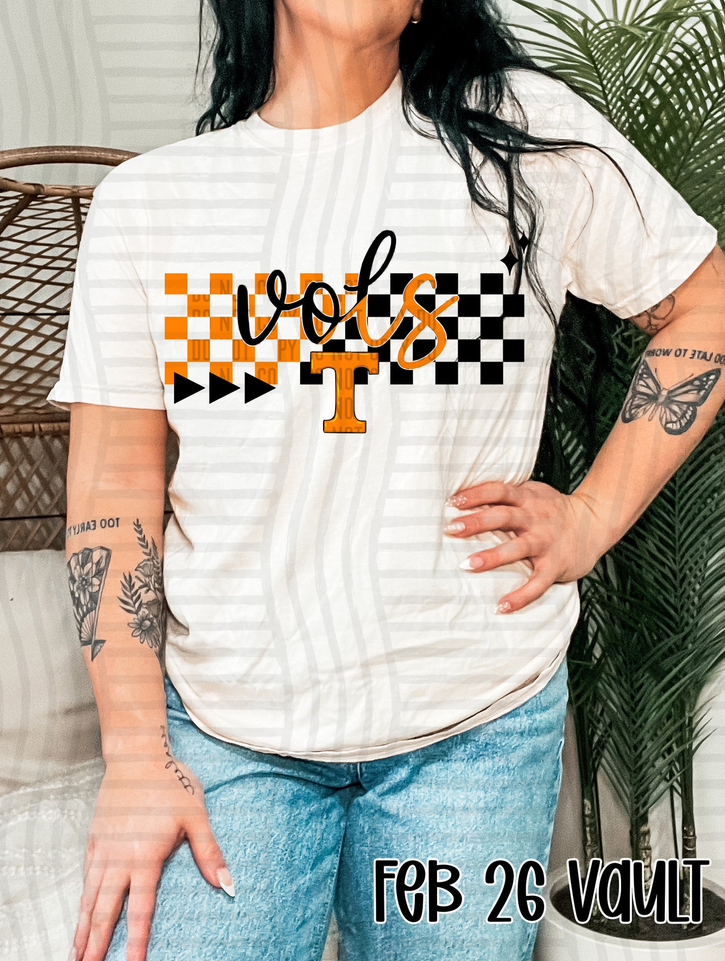 CHECKERED TENNESSEE VOLS