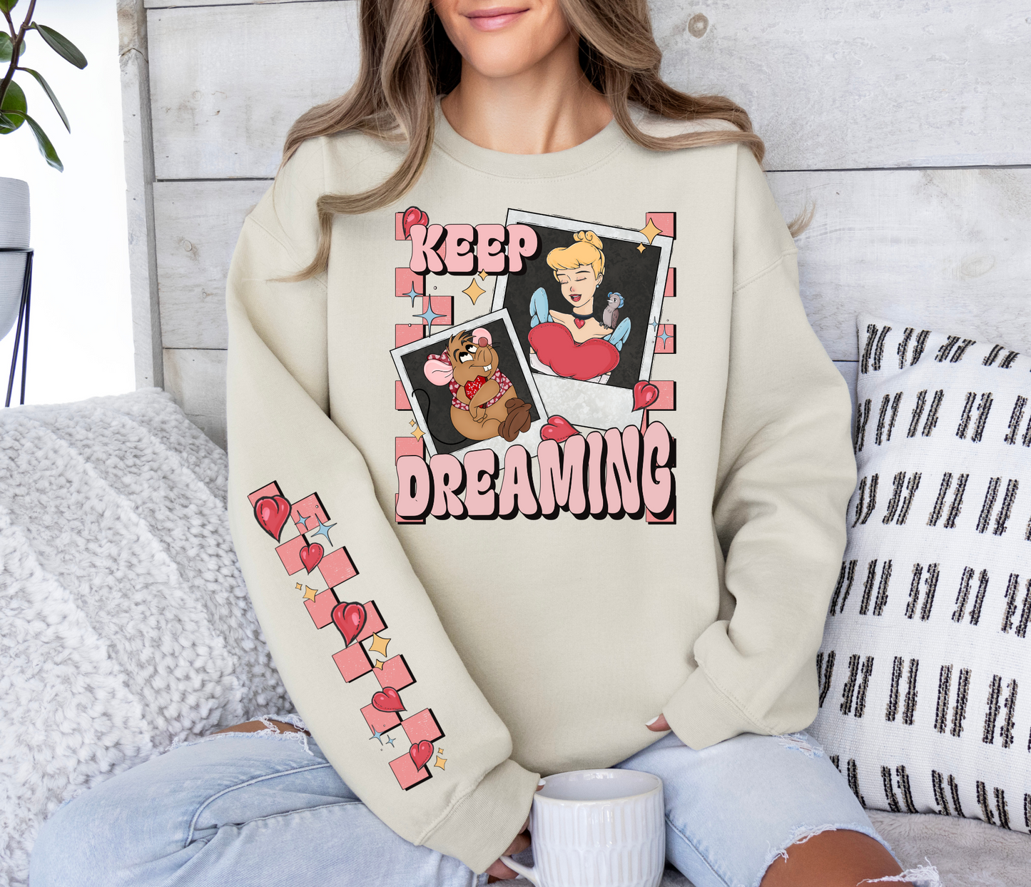 Keep Dreaming Cinderella CHEST - DTF Transfer