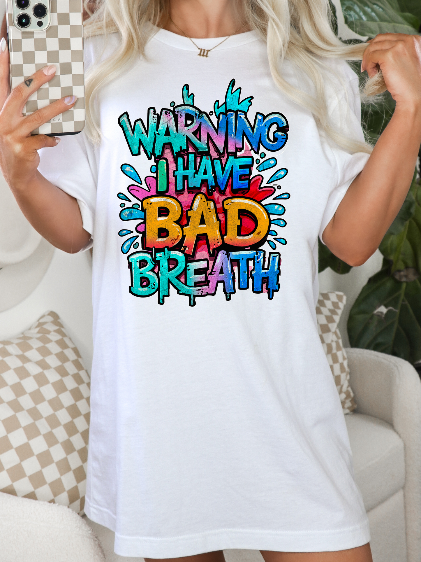 Warning I Have Bad Breath - DTF Transfer
