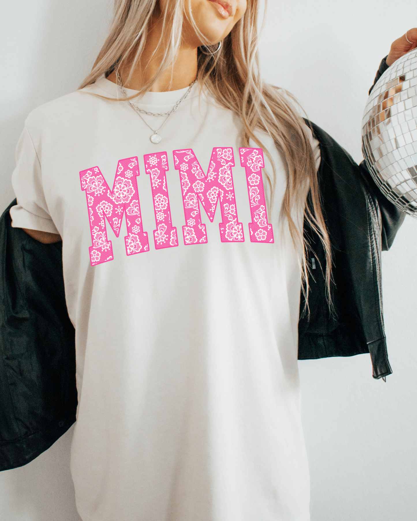 Mimi Pink And White Flowers