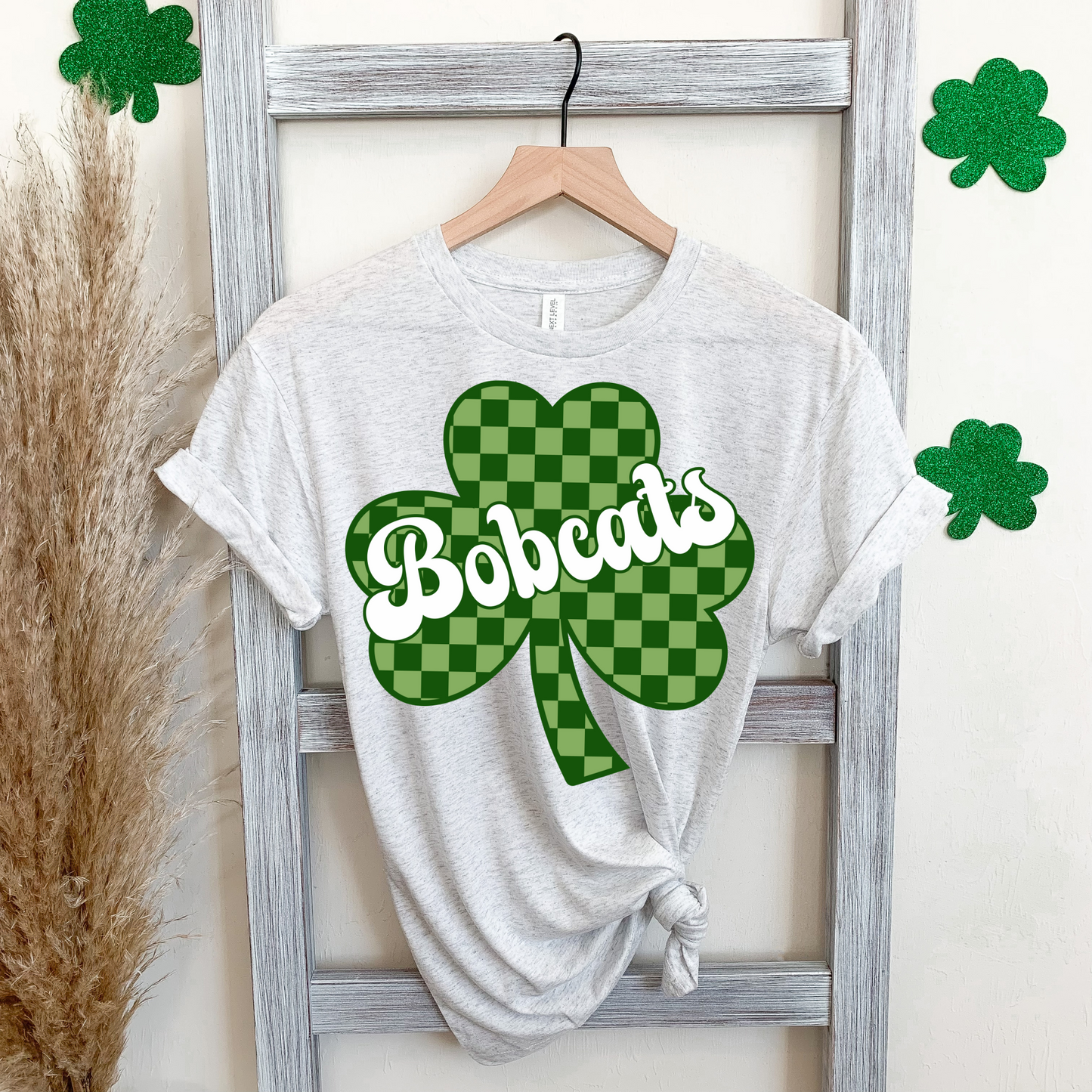 Bobcats Four Leaf Clover Green