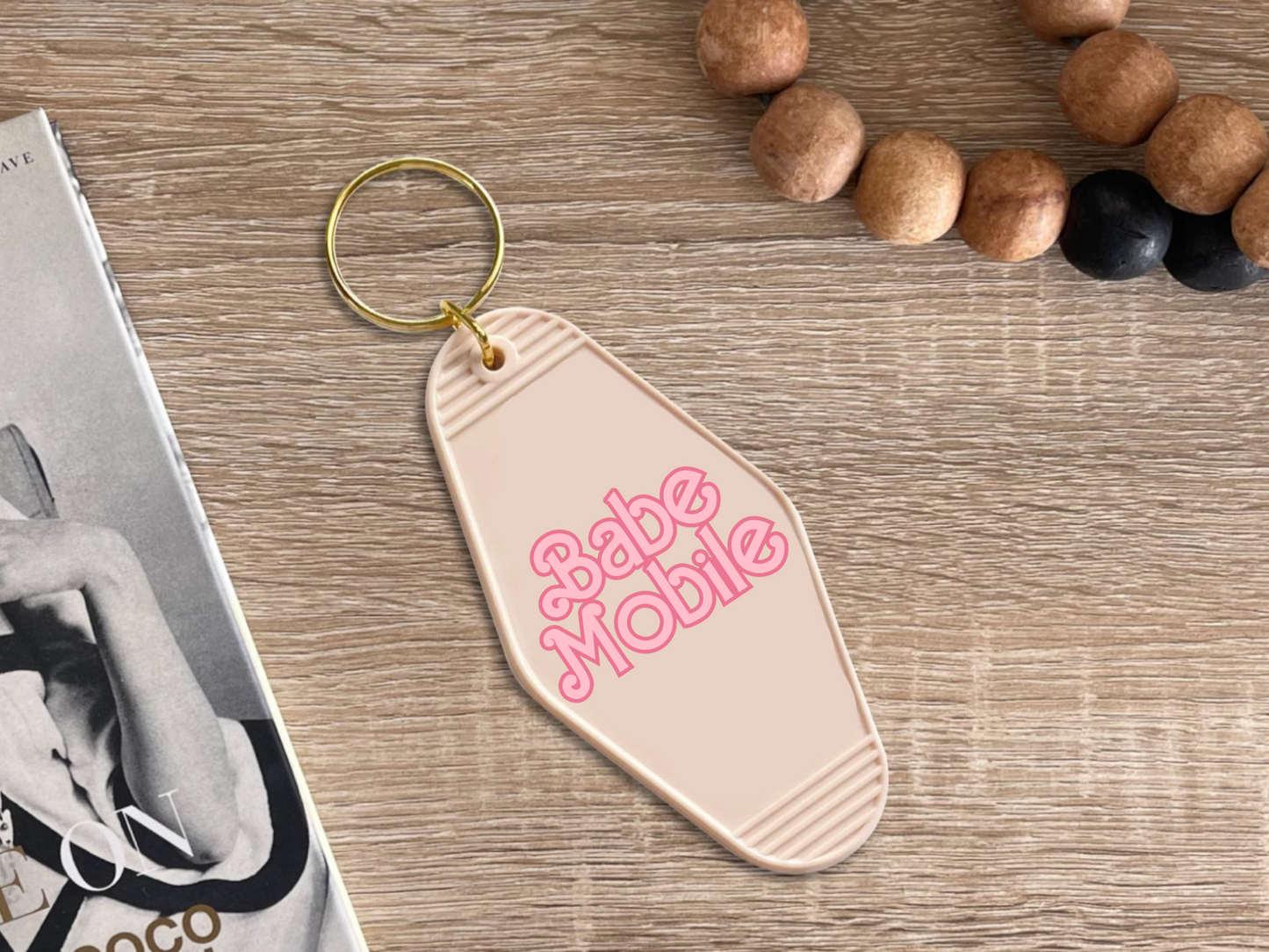 Babe Moblie - Motel keychain