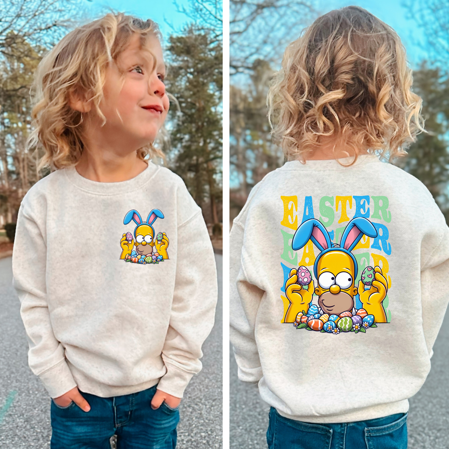 Simpsons Easter-Back