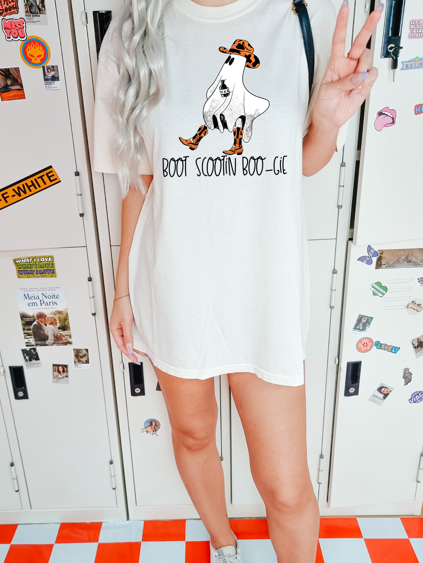 Boot scootin boo-gie- orange and black