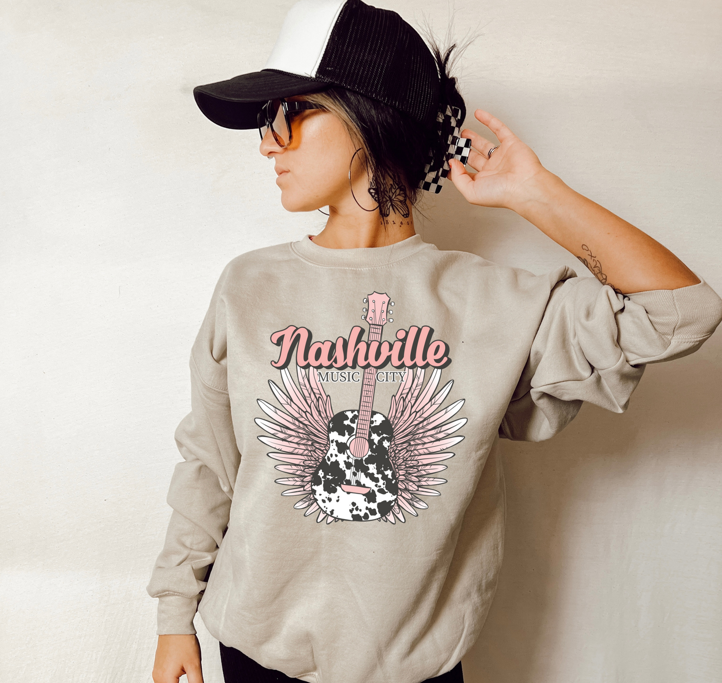 Nashville Winged Guitar - DTF Transfer