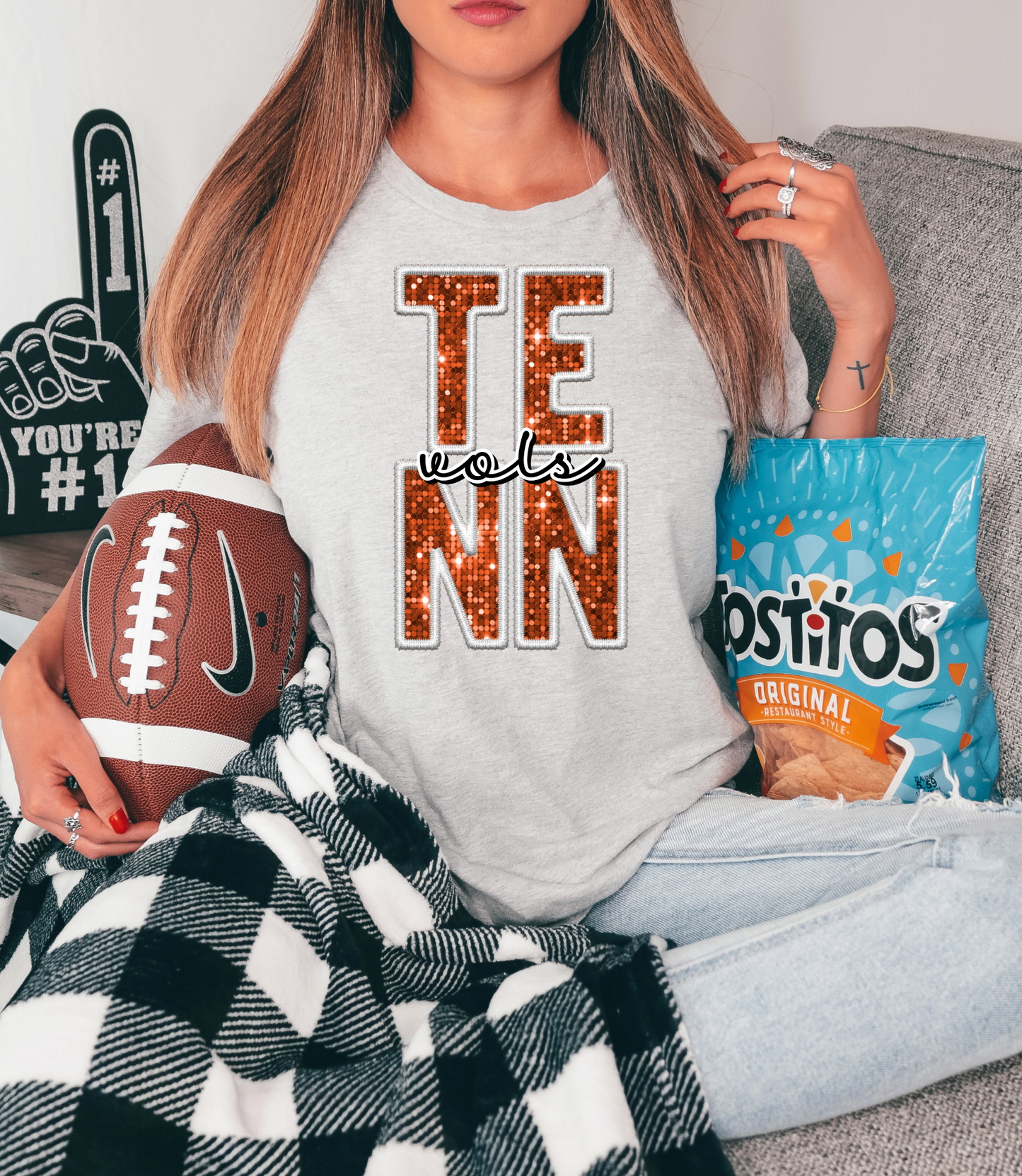 Tenn Vols - faux sequin
