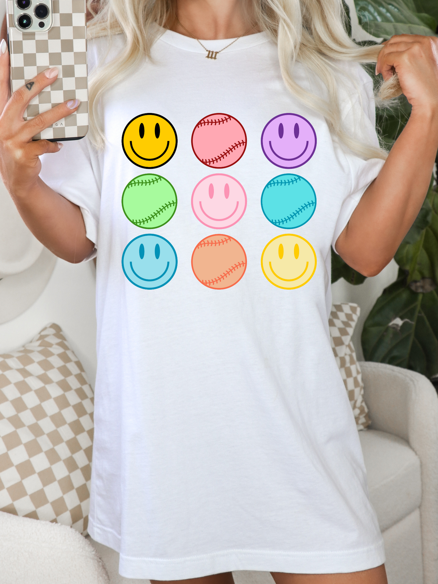 Softball/Baseball Smiley