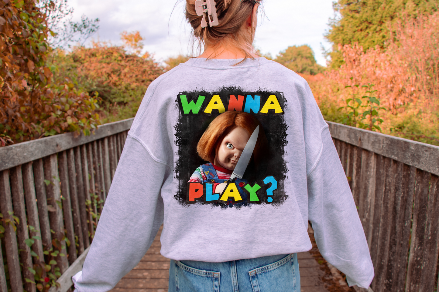 Wanna play? horror - back