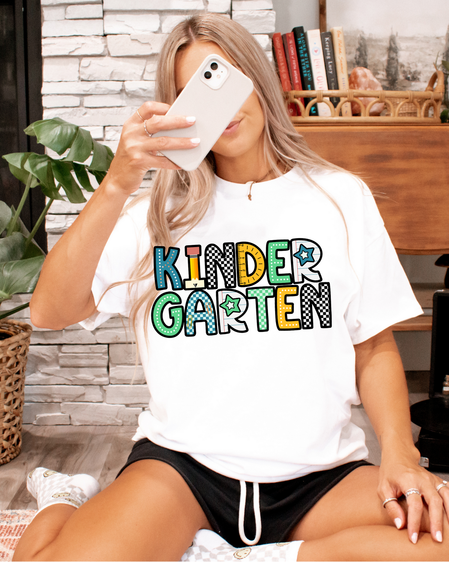 Kindergarten (blue checkered)