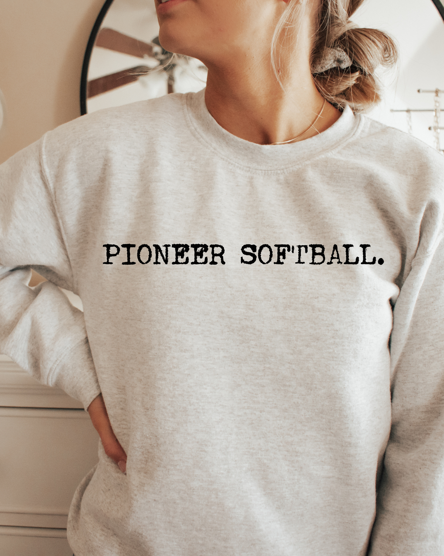 Pioneer Softball Black Font